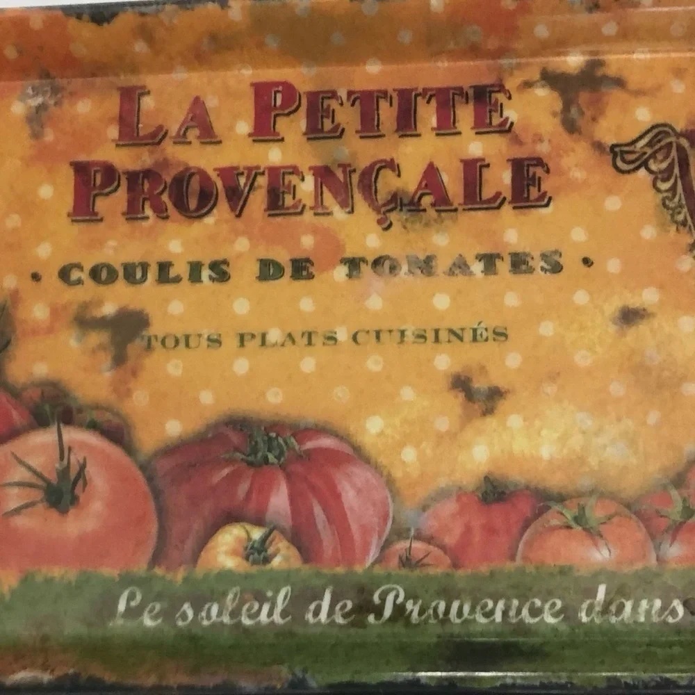Le Petite Provençal Tomato Crate Label Serving Tray 🍅